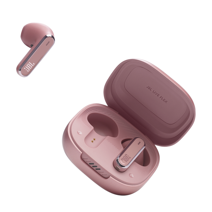JBL Live Flex - Rose - True wireless Noise Cancelling earbuds - Detailshot 5 image number null